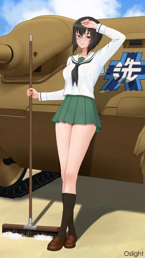 [oslight] Momo Kawashima (Girls und Panzer)