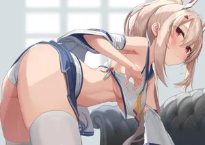 [U☆tsuki] Ayanami to ushirokara ecchi (Azur Lane)