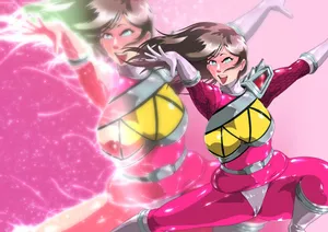 [Zizi] キョウリュウピンク変身！+敗北！