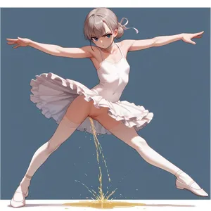 Peeing Ballerina [AI Generated]