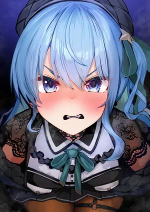 [カジマコト] 星◯す◯せ◯ ぶっかけフェラ (ホロライブ)