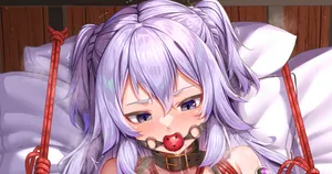 [白黒だるま] 緊縛五点責め放置シチュ（目隠し差分付き）