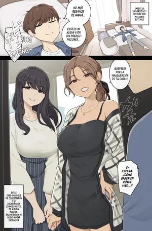 [Wakamatsu] Keitai Choushin Onee-san-tachi ni Shinkyo o Yaribeya ni Sareru Hanashi | Las Onee-sans Altas Y Tetonas Convierten Mi Nuevo Hogar En Su Habitación Sexual [Spanish]