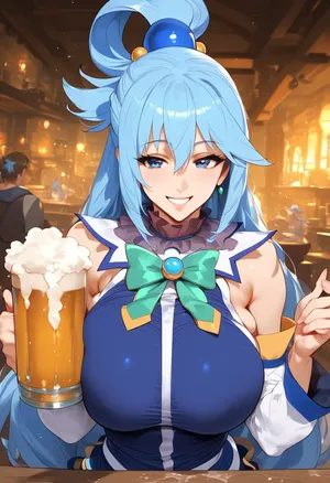 [1-KONOSUBA-Papukun] Aqua (Konosuba) [AI Generated]