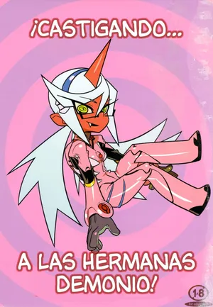 [Hamanasu Chaya (Hamanasu)] Oshioki! Demon Sisters (Panty & Stocking with Garterbelt) [Spanish]