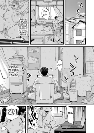 [Chimeda] Mado wo Watareba -Otonari-san wa Onanii Chuudokujo- | Una Vicina Insopportabile (Comic Magnum Vol.161) [Italian]