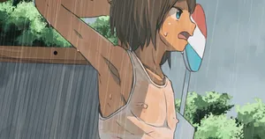 [Pes] バス停で雨宿りしてたらムラムラしてきた男子くん