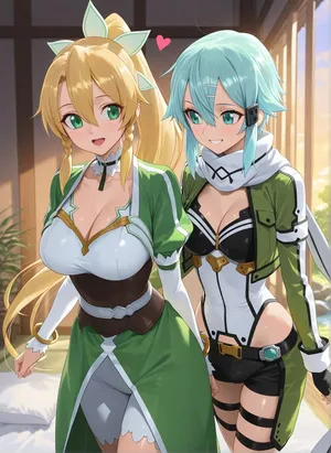 2025-11-07 Leafa x Sinon   RAMETAKI (PATREON) AI GENERATE