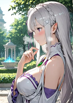 [KALA AI NSFW (VAMA)] - Emilia (Re: Zero) (Patreon) (AI Generated)