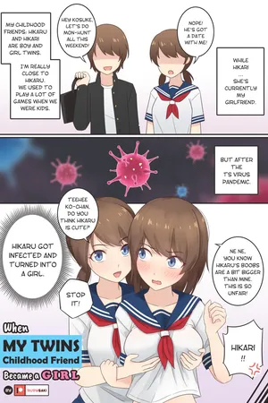 [Rudy Saki] When My Twins Childhood Friend Became a Girl