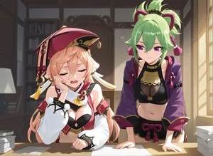 2025-11-13 Shinobu x Yanfei   RAMETAKI (PATREON) AI GENERATE