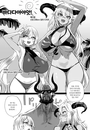 [Asanagi] Mizugi Fediel vs Draph (Granblue Fantasy) [Digital] [Korean]