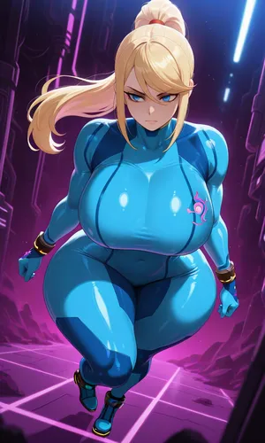 Metroid - Samus Aran daidoujipv ai generated