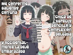 [Donburi Kanjousen] Tonikaku Yaritakute Dakyou no Sue Tsukiatta Jimigao de Hinsou na Karada no Joshi o Ukkari Haramasete Shimatta Ore no Matsuro｜Me Conforme Saliendo con una Chica de Aspecto Sencillo y Complexion Delgada y Accidentalmente la Dejé Embarazada [Spanish] [KnightsMighty]