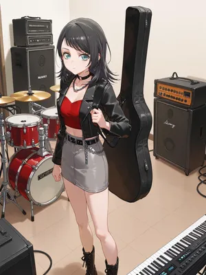 败给恐惧的八幡海玲[AI generated]