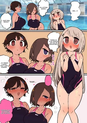 [Momomo] Futanari Suieibu-chan Wa Buchou Kengen de Mainichi Haremu Osettaishitemoraemasu｜Con la Autoridad de la Presidenta Futanari, Todas las Miembros del Club de Natación Entrenan a Diario su Harem Exclusivo {Spanish} {EbisuTraslade - Winder}